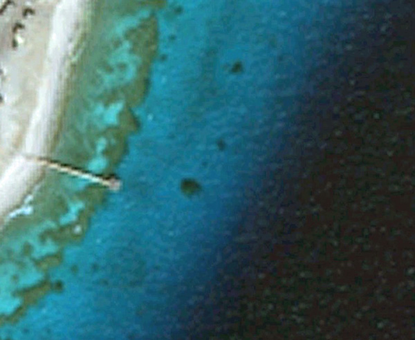 Moses Rock laiturin edustalla Guukkelissa